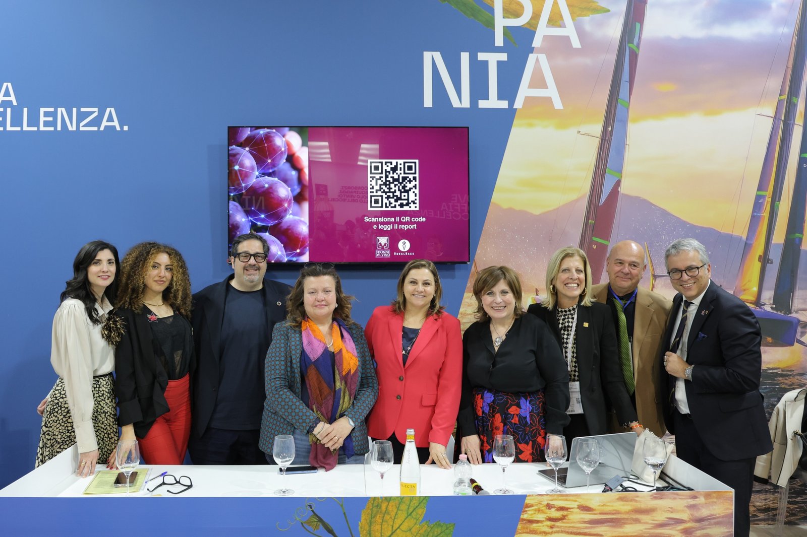 Presentazione report Donne del Vino Campania su intelligenza artificiale e innovazione al Vinitaly